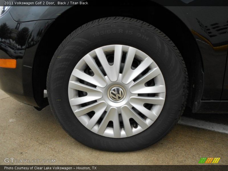 Black / Titan Black 2011 Volkswagen Golf 2 Door