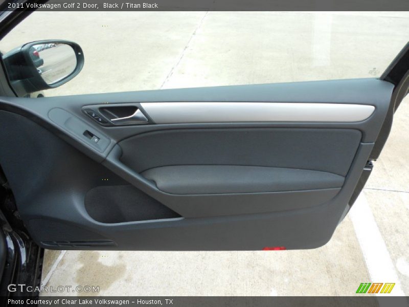 Black / Titan Black 2011 Volkswagen Golf 2 Door