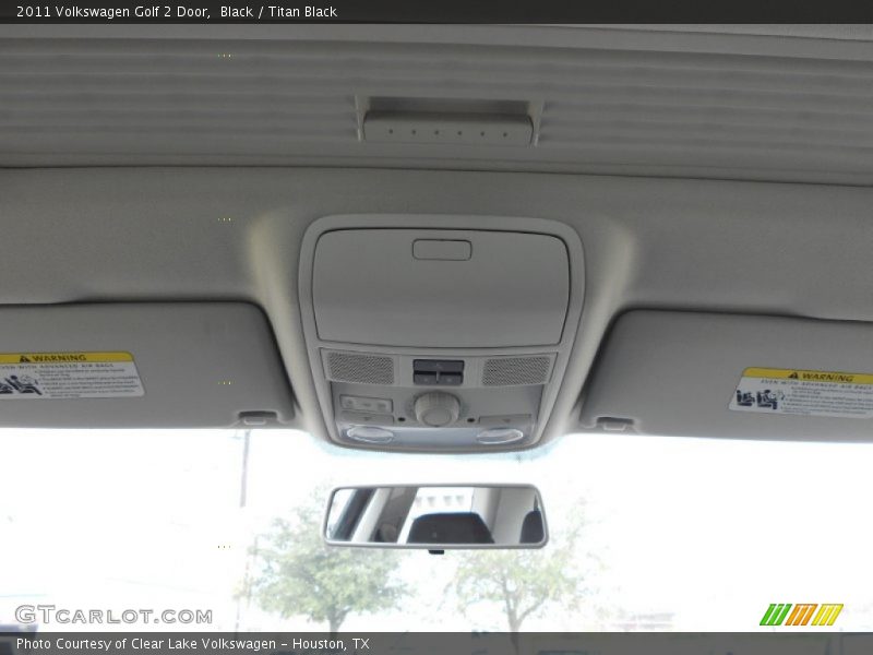Black / Titan Black 2011 Volkswagen Golf 2 Door