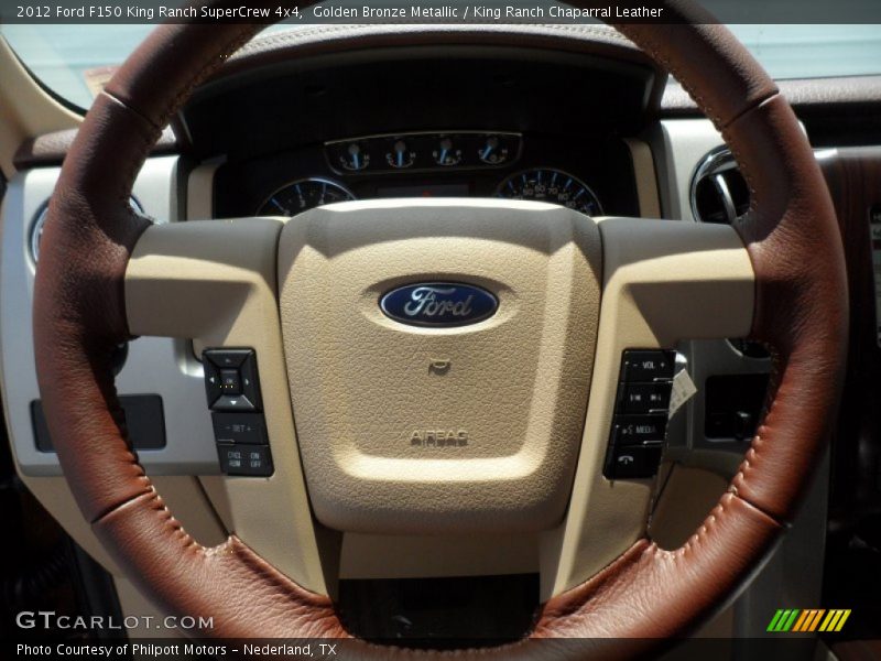 Golden Bronze Metallic / King Ranch Chaparral Leather 2012 Ford F150 King Ranch SuperCrew 4x4