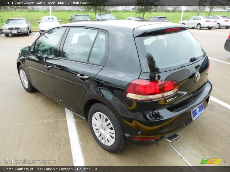 Black / Titan Black 2011 Volkswagen Golf 4 Door