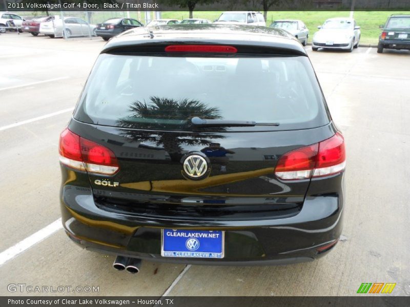 Black / Titan Black 2011 Volkswagen Golf 4 Door