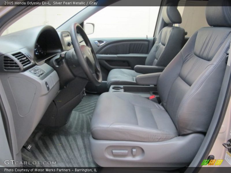 Silver Pearl Metallic / Gray 2005 Honda Odyssey EX-L