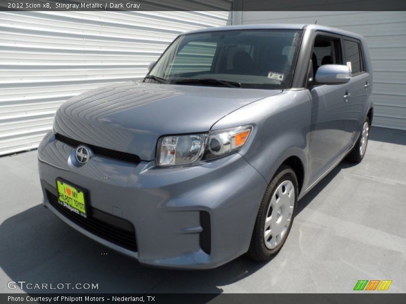 Stingray Metallic / Dark Gray 2012 Scion xB