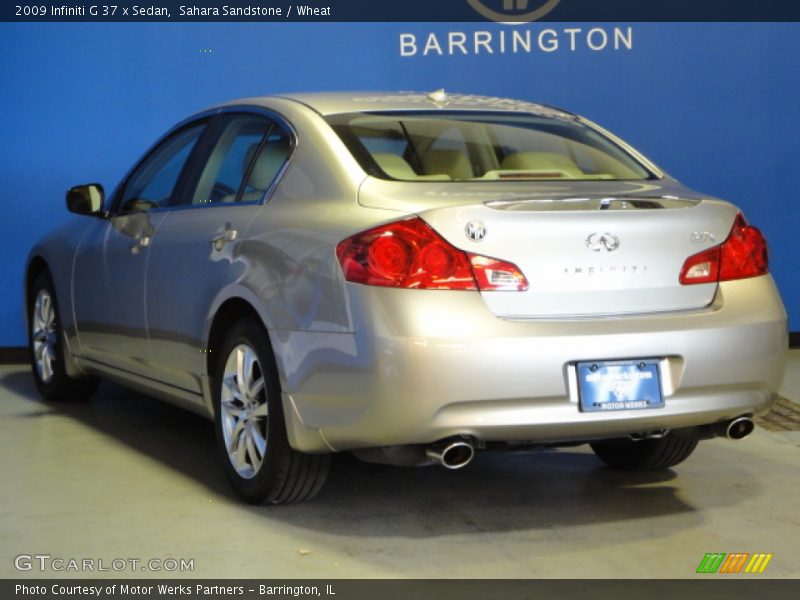 Sahara Sandstone / Wheat 2009 Infiniti G 37 x Sedan