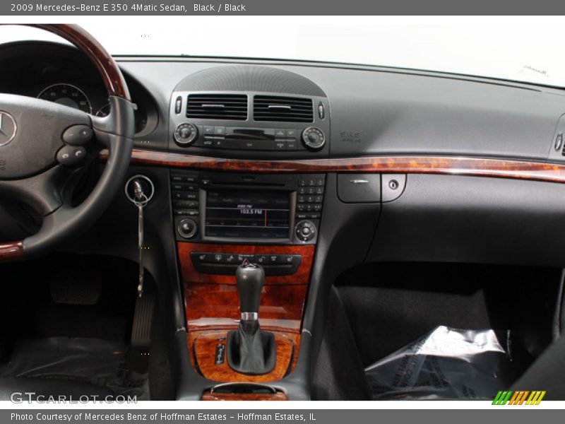 Black / Black 2009 Mercedes-Benz E 350 4Matic Sedan