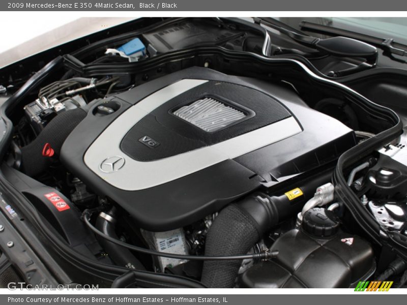 Black / Black 2009 Mercedes-Benz E 350 4Matic Sedan