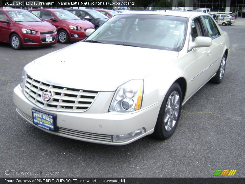 Vanille Latte Metallic / Shale/Cocoa Accents 2011 Cadillac DTS Premium