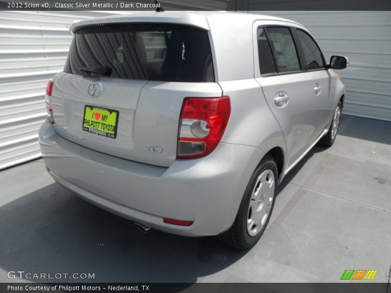 Classic Silver Metallic / Dark Charcoal 2012 Scion xD