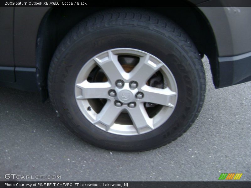 Cocoa / Black 2009 Saturn Outlook XE AWD