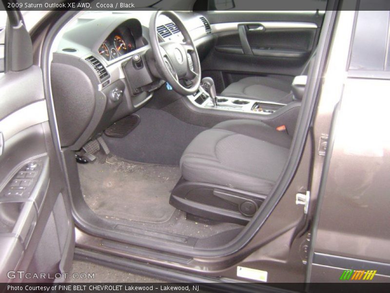 Cocoa / Black 2009 Saturn Outlook XE AWD