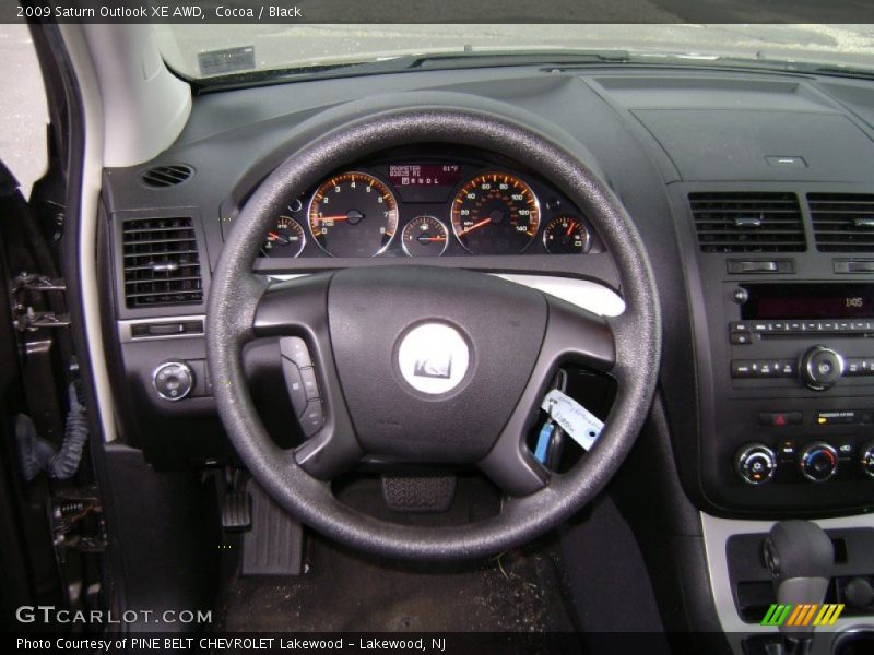 Cocoa / Black 2009 Saturn Outlook XE AWD