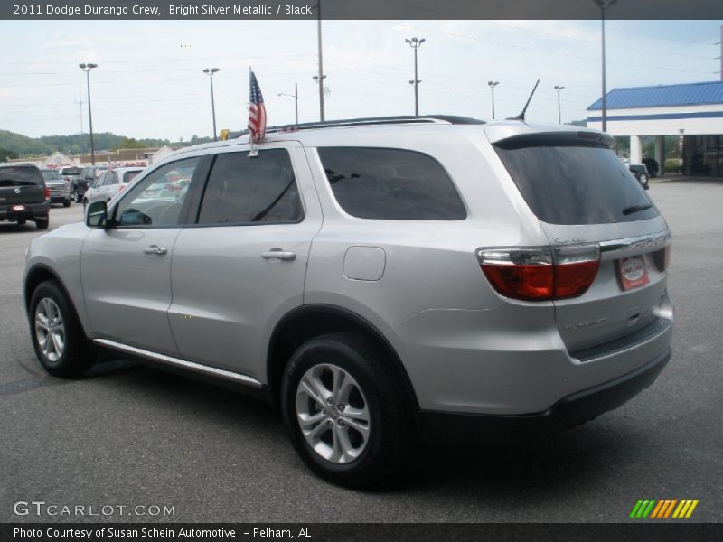 Bright Silver Metallic / Black 2011 Dodge Durango Crew