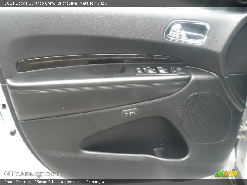 Bright Silver Metallic / Black 2011 Dodge Durango Crew