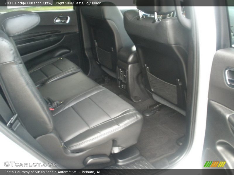 Bright Silver Metallic / Black 2011 Dodge Durango Crew