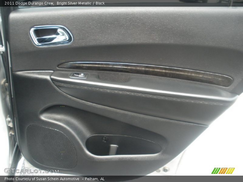 Bright Silver Metallic / Black 2011 Dodge Durango Crew