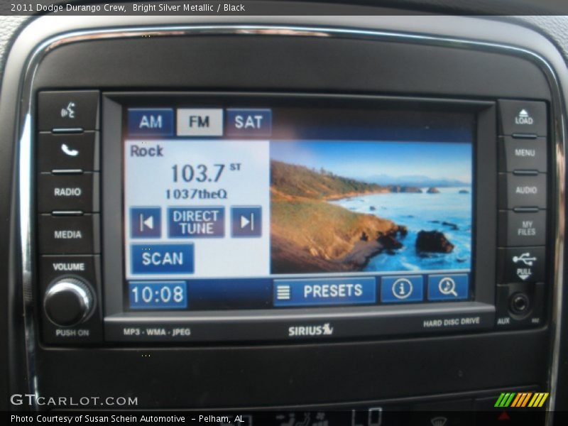 Bright Silver Metallic / Black 2011 Dodge Durango Crew