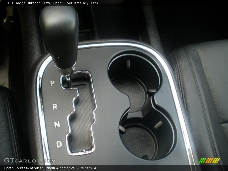 Bright Silver Metallic / Black 2011 Dodge Durango Crew