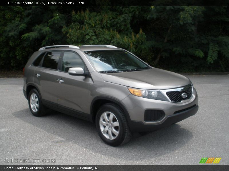 Titanium Silver / Black 2012 Kia Sorento LX V6