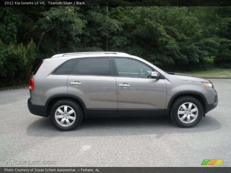 Titanium Silver / Black 2012 Kia Sorento LX V6