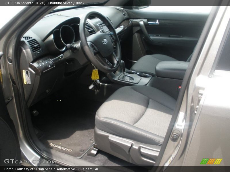 Titanium Silver / Black 2012 Kia Sorento LX V6