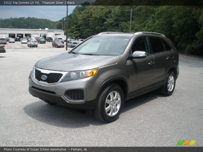 Titanium Silver / Black 2012 Kia Sorento LX V6