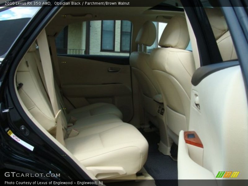 Obsidian Black / Parchment/Brown Walnut 2010 Lexus RX 350 AWD