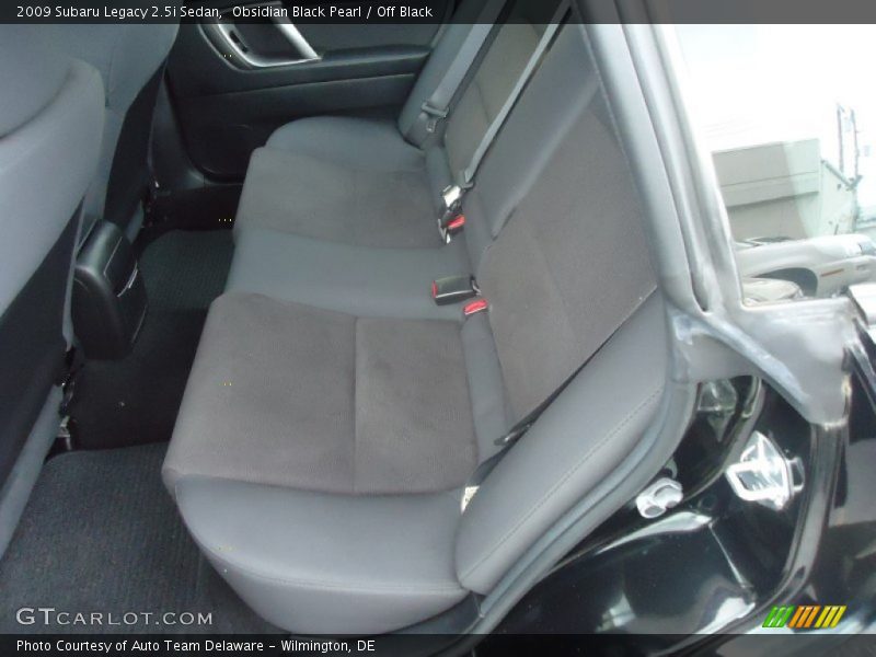 Obsidian Black Pearl / Off Black 2009 Subaru Legacy 2.5i Sedan