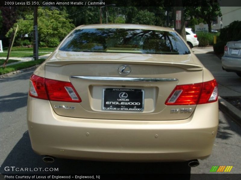 Golden Almond Metallic / Cashmere 2009 Lexus ES 350