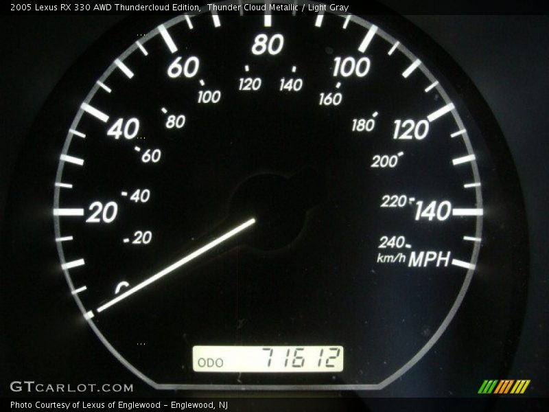 Thunder Cloud Metallic / Light Gray 2005 Lexus RX 330 AWD Thundercloud Edition