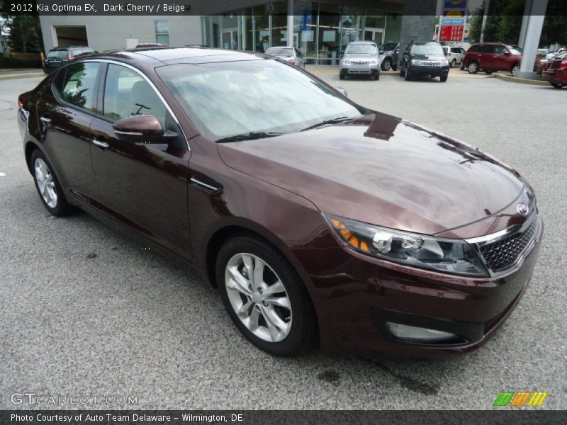 Dark Cherry / Beige 2012 Kia Optima EX