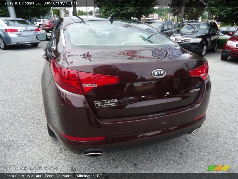 Dark Cherry / Beige 2012 Kia Optima EX