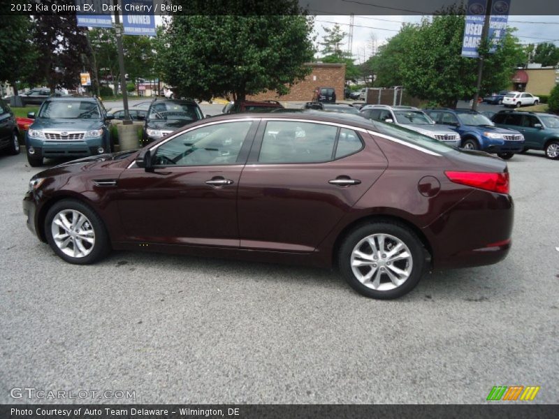  2012 Optima EX Dark Cherry