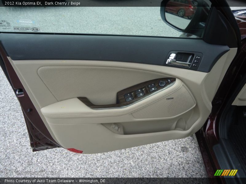 Dark Cherry / Beige 2012 Kia Optima EX