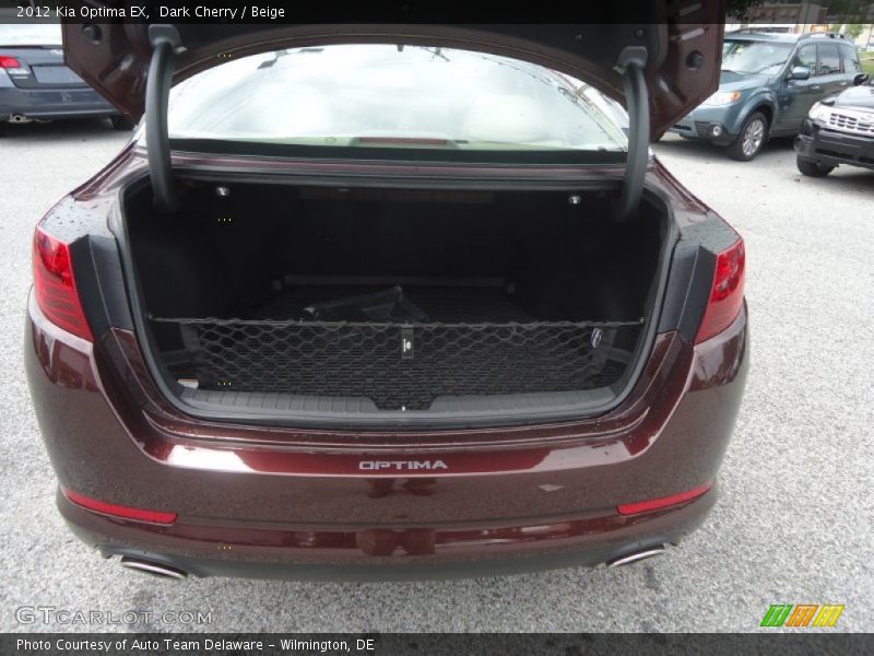  2012 Optima EX Trunk