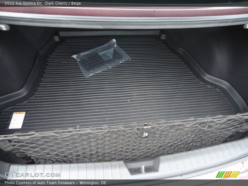  2012 Optima EX Trunk