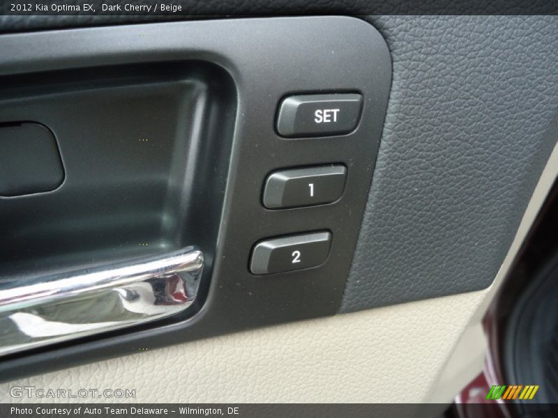 Controls of 2012 Optima EX