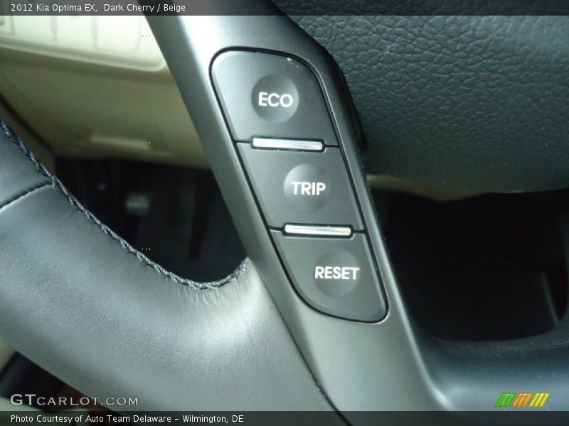 Controls of 2012 Optima EX