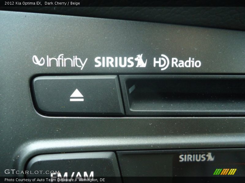Audio System of 2012 Optima EX
