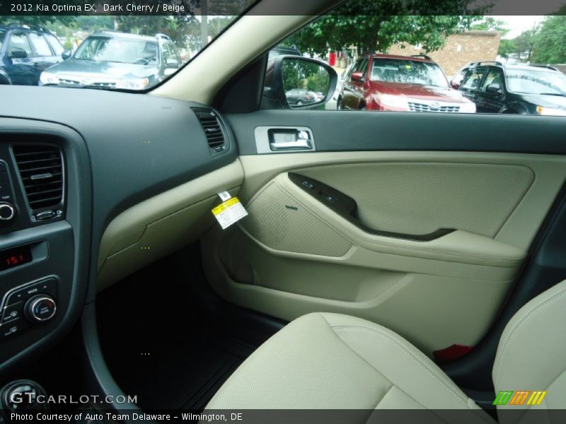 Dark Cherry / Beige 2012 Kia Optima EX