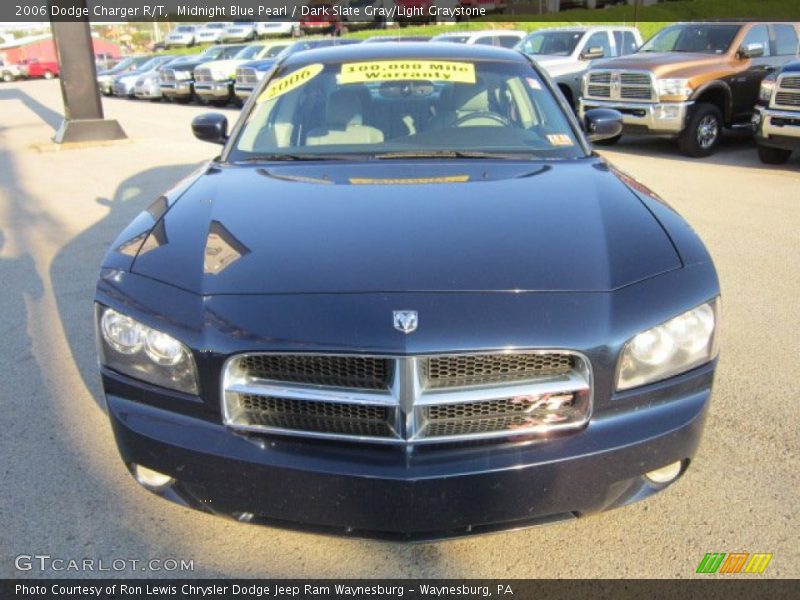 Midnight Blue Pearl / Dark Slate Gray/Light Graystone 2006 Dodge Charger R/T