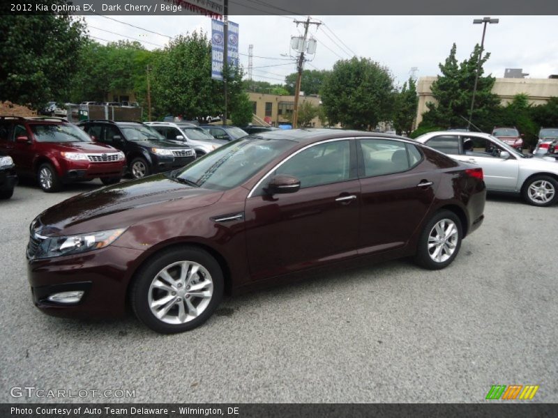 Dark Cherry / Beige 2012 Kia Optima EX