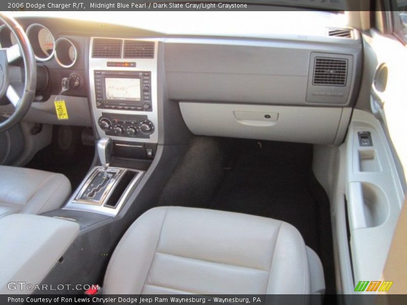 Midnight Blue Pearl / Dark Slate Gray/Light Graystone 2006 Dodge Charger R/T