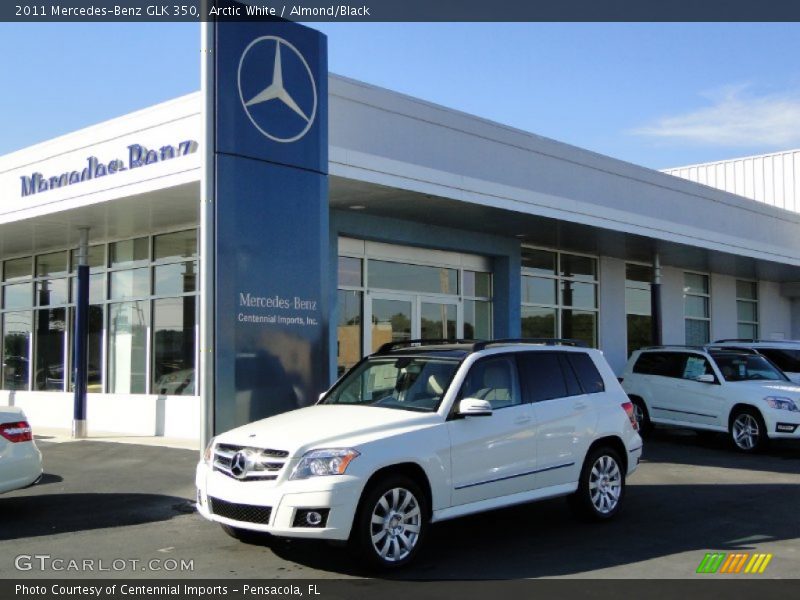 Arctic White / Almond/Black 2011 Mercedes-Benz GLK 350