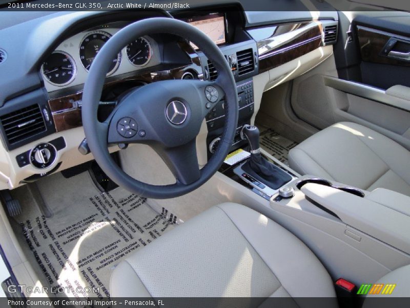 Arctic White / Almond/Black 2011 Mercedes-Benz GLK 350