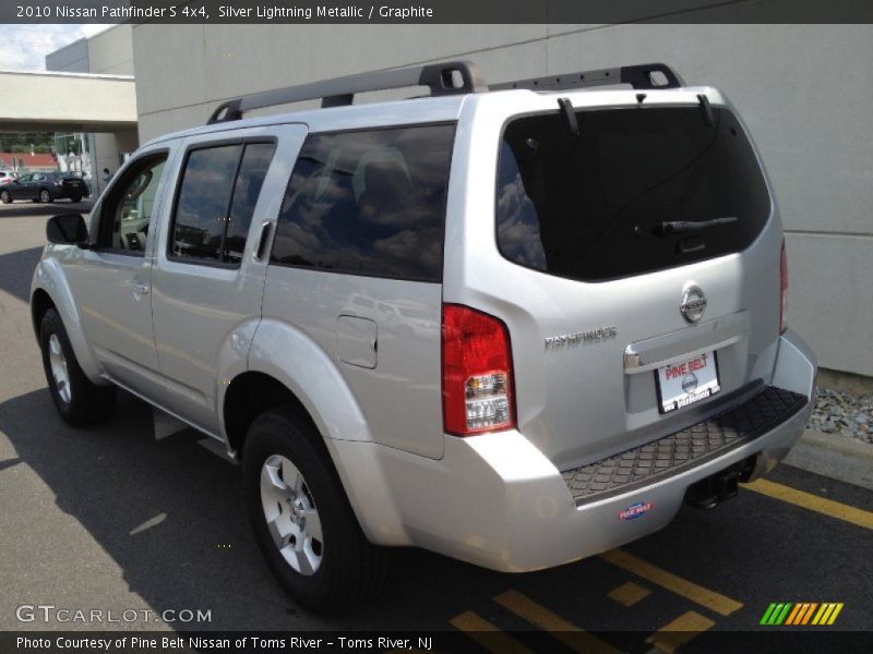 Silver Lightning Metallic / Graphite 2010 Nissan Pathfinder S 4x4