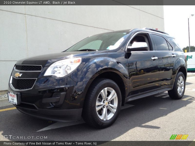 Black / Jet Black 2010 Chevrolet Equinox LT AWD