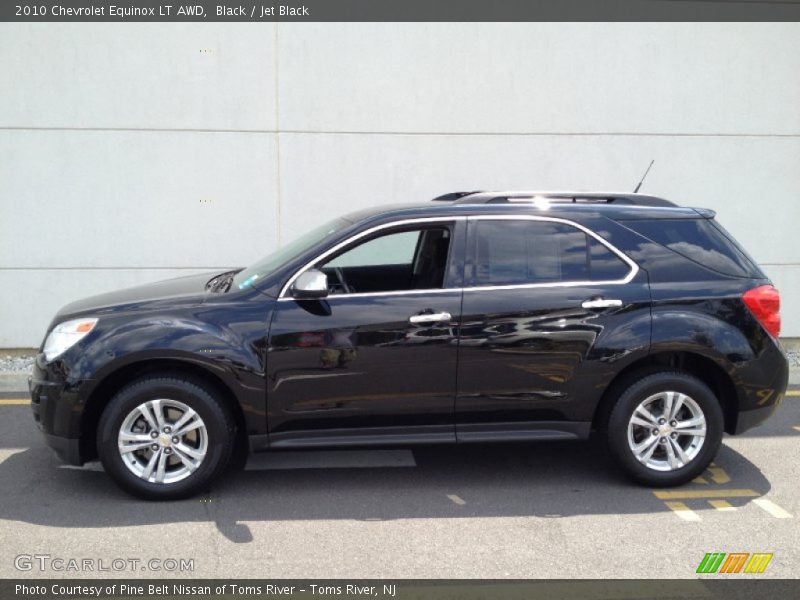 Black / Jet Black 2010 Chevrolet Equinox LT AWD