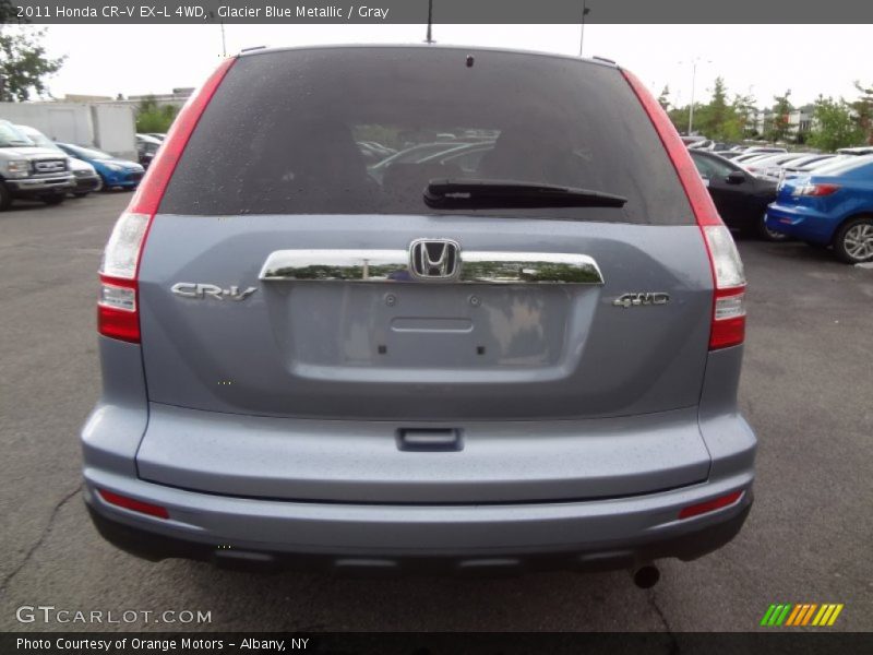 Glacier Blue Metallic / Gray 2011 Honda CR-V EX-L 4WD