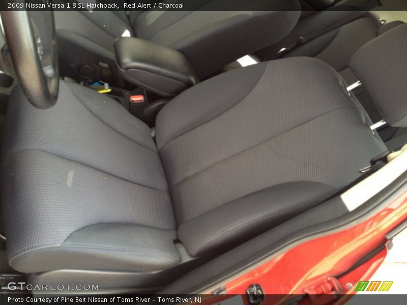 Red Alert / Charcoal 2009 Nissan Versa 1.8 SL Hatchback